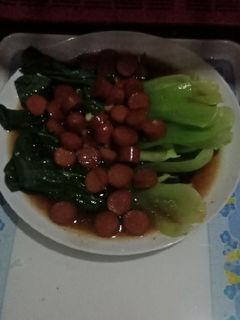 Foto resep Tumis Sayur pakcoy + sosis