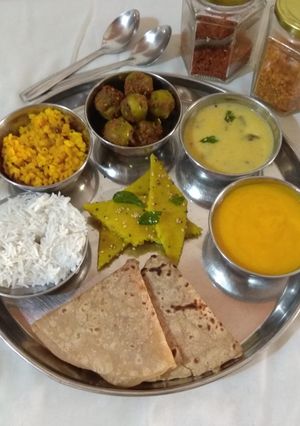 A picture of Summer special thali.