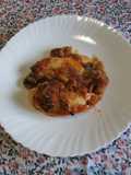 Solomillos de pollo con verduras y champiñón