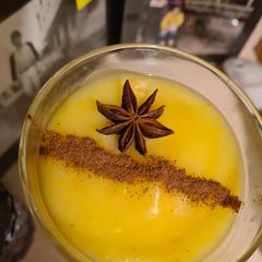 A picture of Mum's orange custard.
