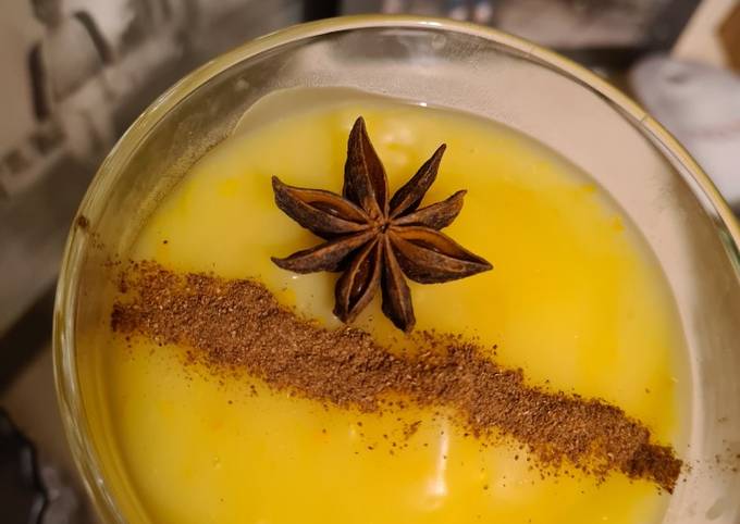 Mum's orange custard