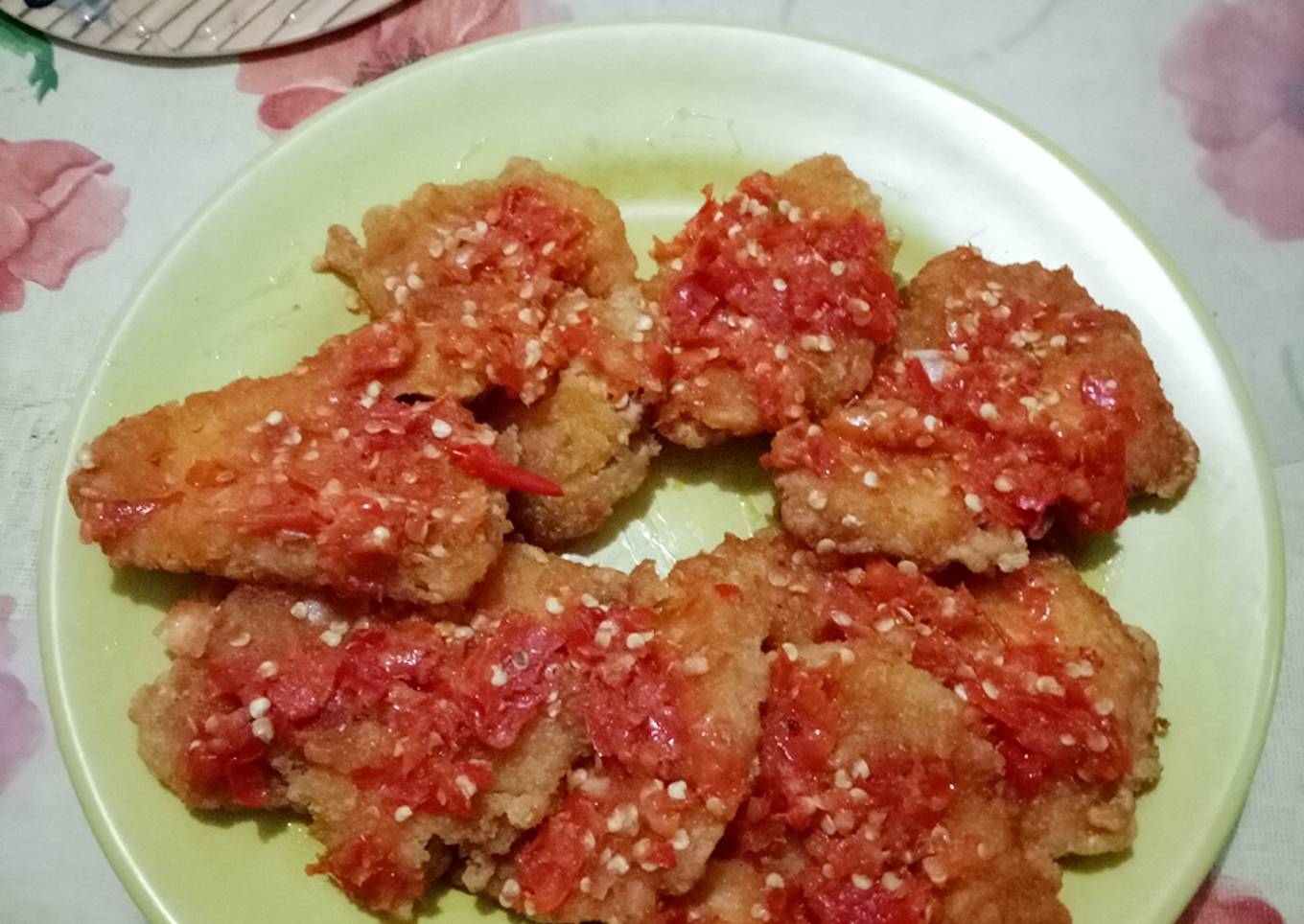 Ayam geprek instan
