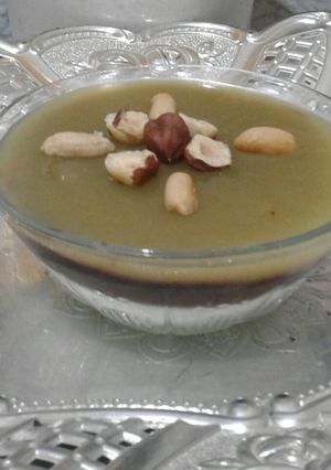 A picture of Layered Muhallabia.
