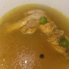 A picture of Healthy chicken soup for baby.