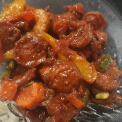 A picture of Sausage sauce.