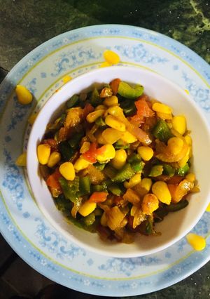 A picture of Fried corn.