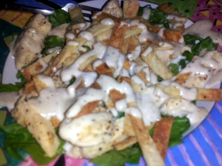 Easy Steps to Prepare Chicken Caesar Salad the Awesome  Can spoil the tongue