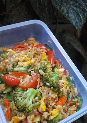 Foto resep Nasi goreng sayur