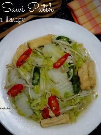 Cara Gampang Menyiapkan Resep Ca Sawi Putih Tahu Tauge yang Enak Banget Anti Ribet, Lezat