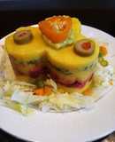 Causa de Verduras c/ Mayonesa de Palta (Aguacate) #Vegana