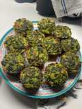 Muffins de espinaca y champiñones