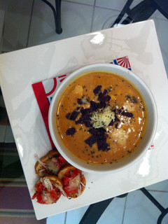 A picture of Chicken Enchilada Soup.