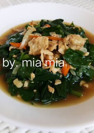 Foto resep Tumis sawi telur orak arik