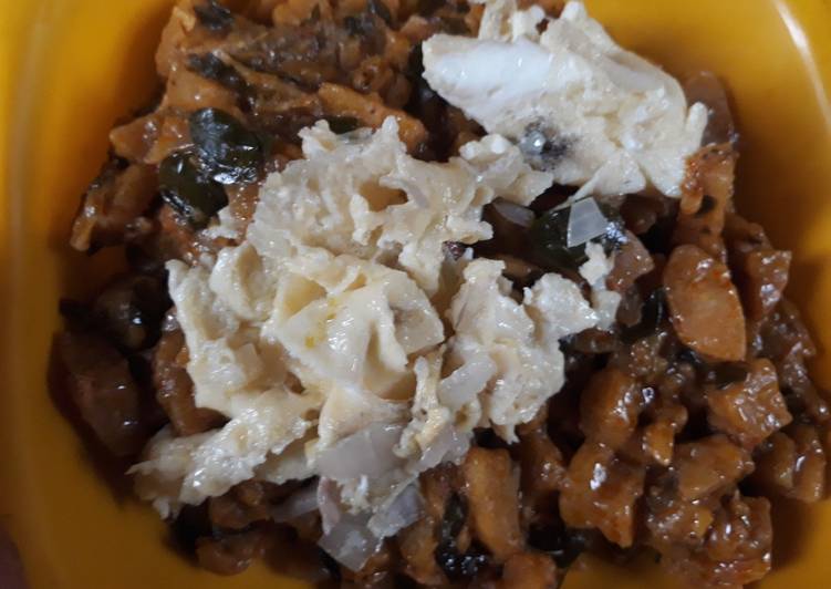 Simple Way to Make Speedy Porriage plantain with fried egg