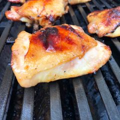 A picture of Grilled Maple 🍁 Syrup Chicken 🐔.