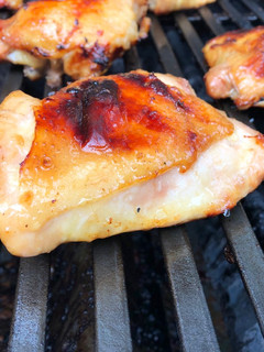 A picture of Grilled Maple 🍁 Syrup Chicken 🐔.
