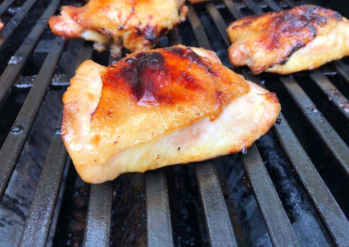 Recipe of Award-winning Grilled Maple 🍁 Syrup Chicken 🐔