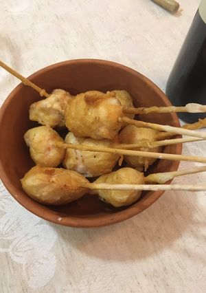 Una foto de Tempura de pollo