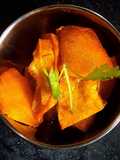 কুমড়ো ভাজা (kumro bhaja recipe in bengali)