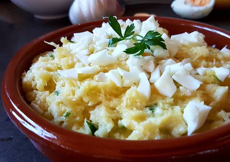 Bacalao ajoarriero al estilo de Cuenca