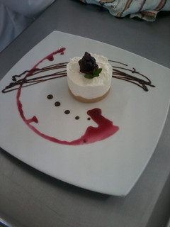 Una foto de Cheesecake sin hornear