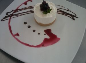 Una foto de Cheesecake sin hornear