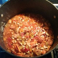 Black-eyed pea soup A picture of Black-eyed pea soup.