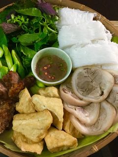 Hình của món Bún đậu.