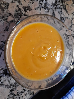 Una foto de Crema de calabaza