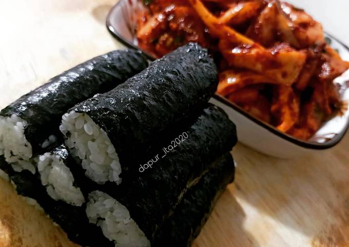 Koma Kimbab || Mini Kimbab Polos Tanpa Isi