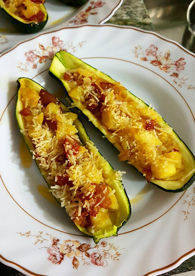 Una foto de Calabacines rellenos