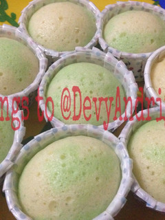 Foto resep Bolu Kukus Pandan Vanilla
