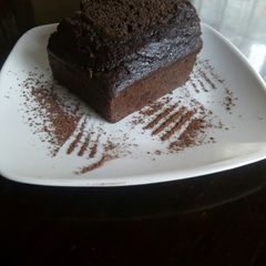 A picture of Eggless chocolate cake#author marathon#.