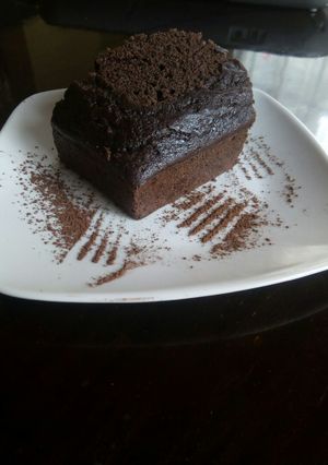 A picture of Eggless chocolate cake#author marathon#.