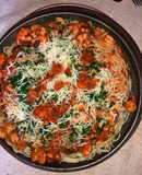 Fideos con Langostinos
