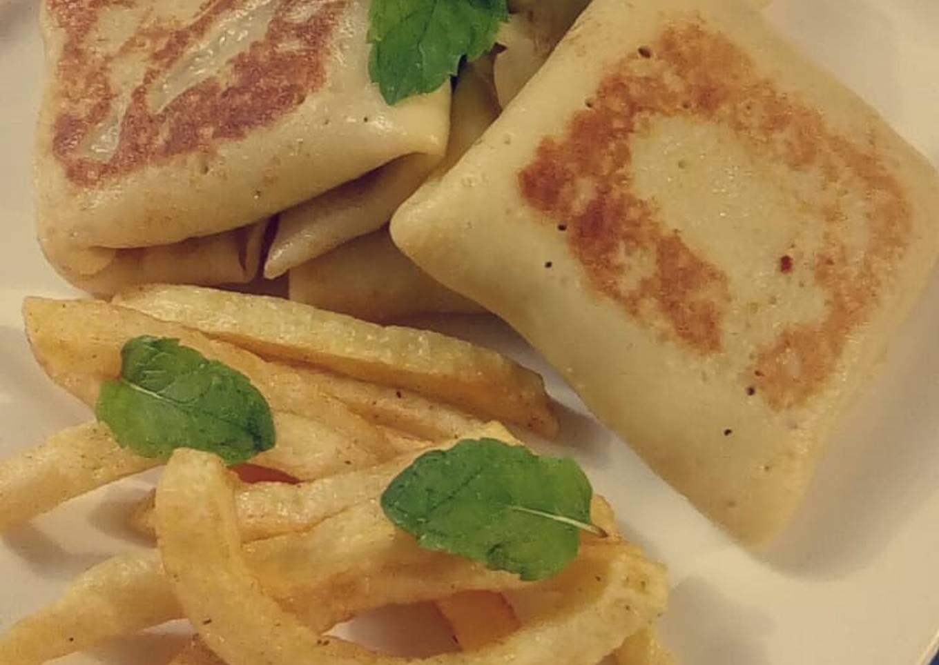 Chicken Tikka Crepes
