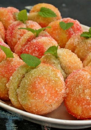 Barack süti, barack ízű töltelékkel 🍑 recept fotója