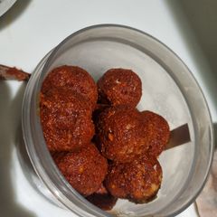 A picture of Lasun aur Lal mirch chutney(garlic & red chilli powder chutney).