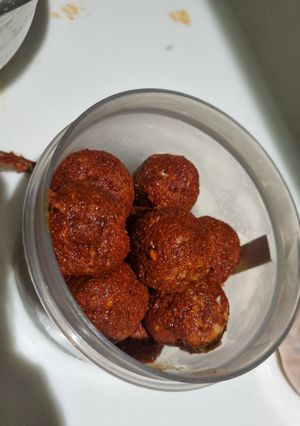 A picture of Lasun aur Lal mirch chutney(garlic & red chilli powder chutney).