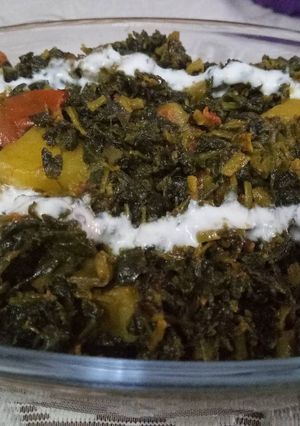A picture of Methi aloo.