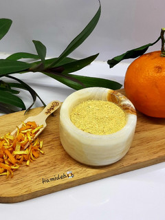 عکسی از دستور پودر پوست پرتقال🍊
