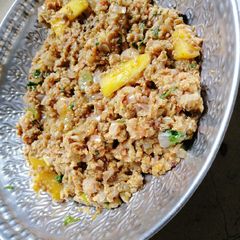 A picture of Qeema fry.