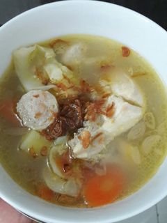 Foto resep Sop ayam dan bakso