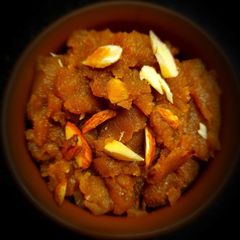 Aata Halwa | Kada Prasad | Gurudwara Prasad | A picture of Aata Halwa | Kada Prasad | Gurudwara Prasad |.