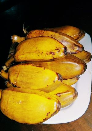 Foto resep Pisang kukus pandan