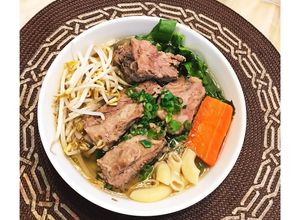 Hình của món Nui nấu sườn 🍲.