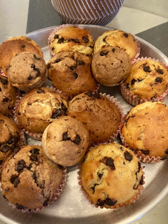 Una foto de Muffins de Plátano
