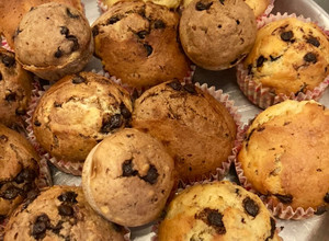 Una foto de Muffins de Plátano