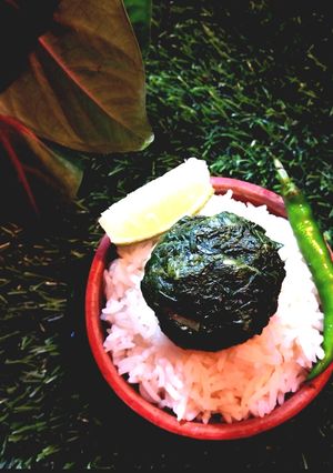 পালং শাক ভর্তা (palang saag bharta recipe in Bengali) রেসিপির প্রধান ছবি