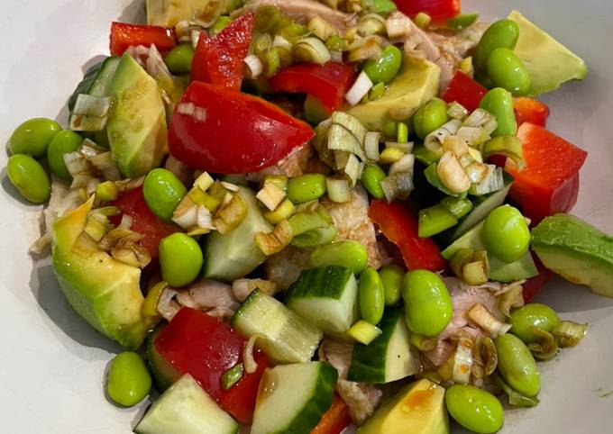 Recipe of Speedy Chicken Salad With a Balsamic Dressing 🥗 🌈